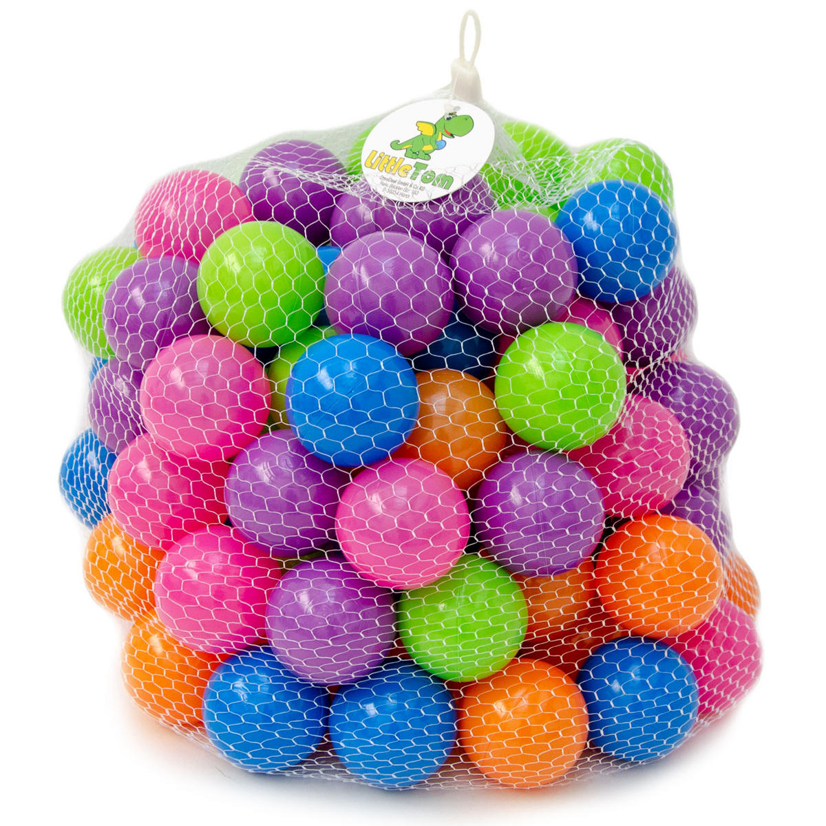 BÄLLEBAD-BÄLLE 100 Stück, Pastellfarben, 6 cm - Multicolor, Kunststoff (6/6/6cm) - Littletom