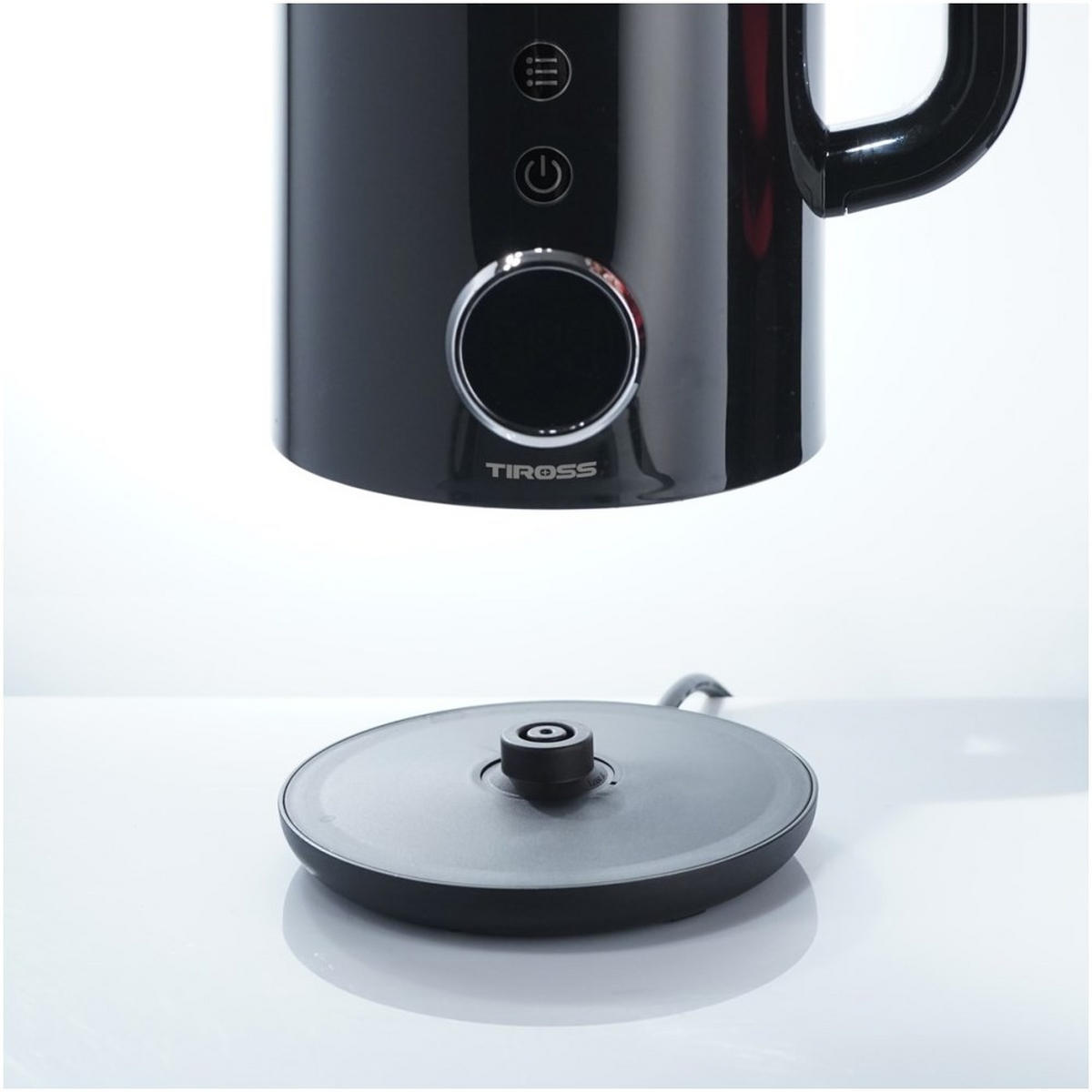 WASSERKOCHER ELEKTRISCH Schwarz 16/16/24 cm TS2705 - Schwarz, Metall (16/24/16cm) - Tiross 