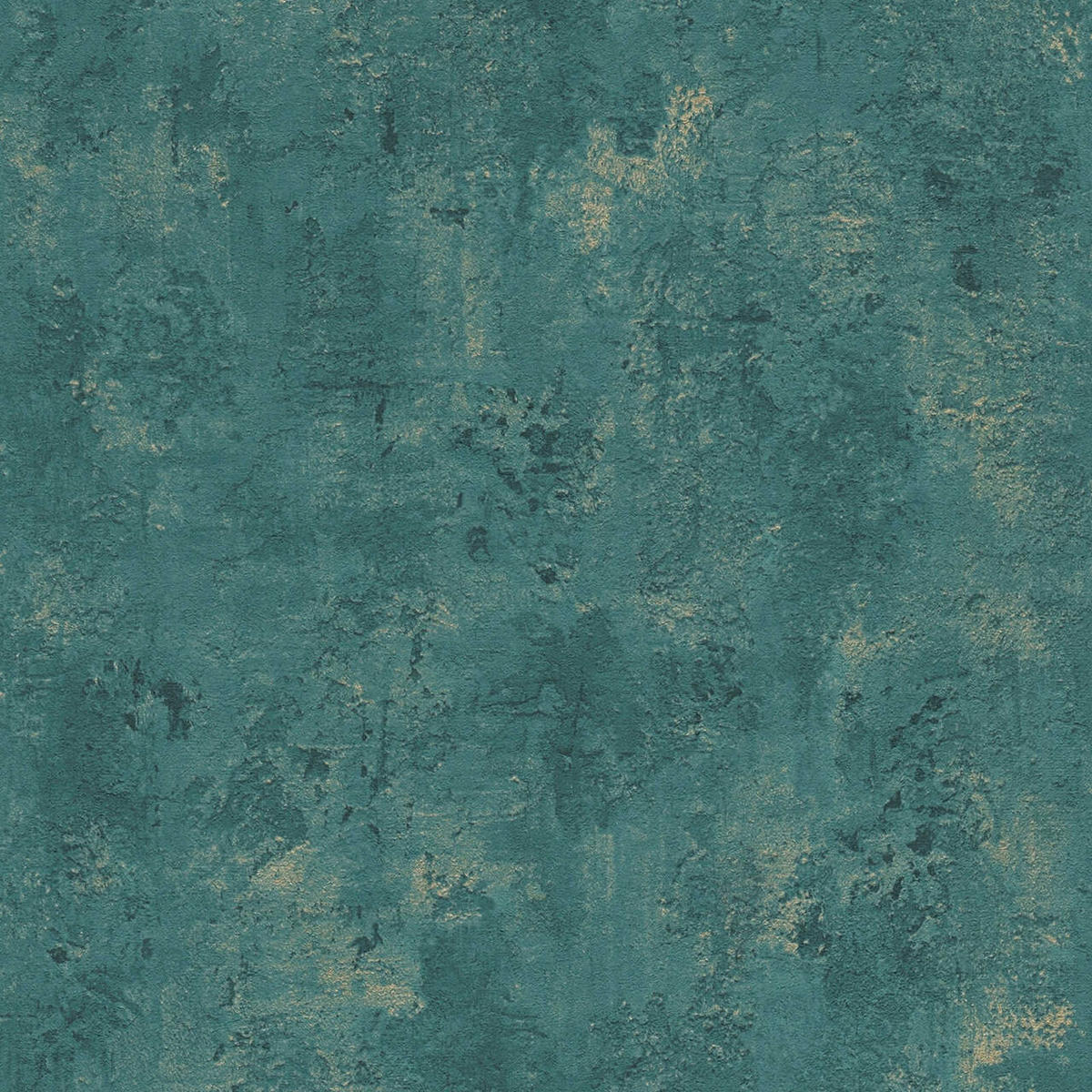 VLIESTAPETE Petrol 53/1005 cm - Petrol, Textil (53/1cm) - KUNSTLOFT