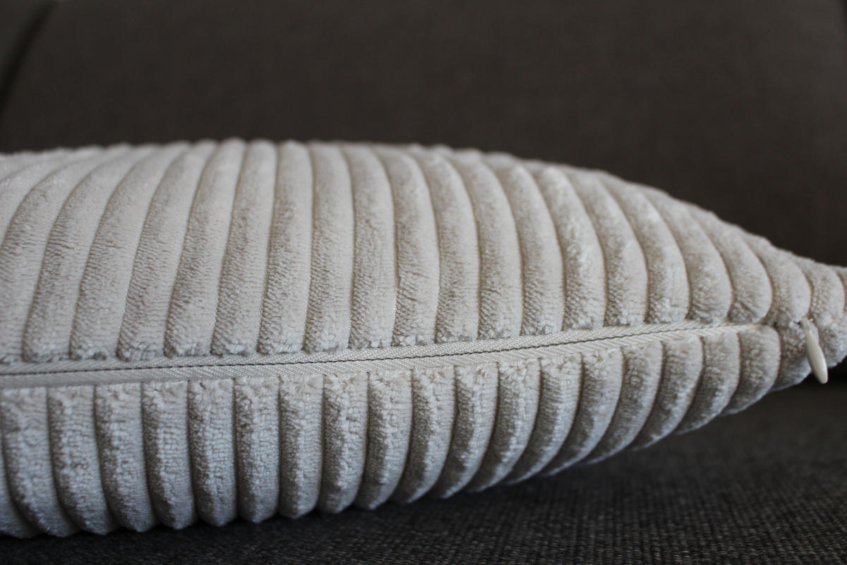 KISSENHÜLLE Shara Cord Look beige - Beige, Textil (45/45cm) - Magma Heimtexx