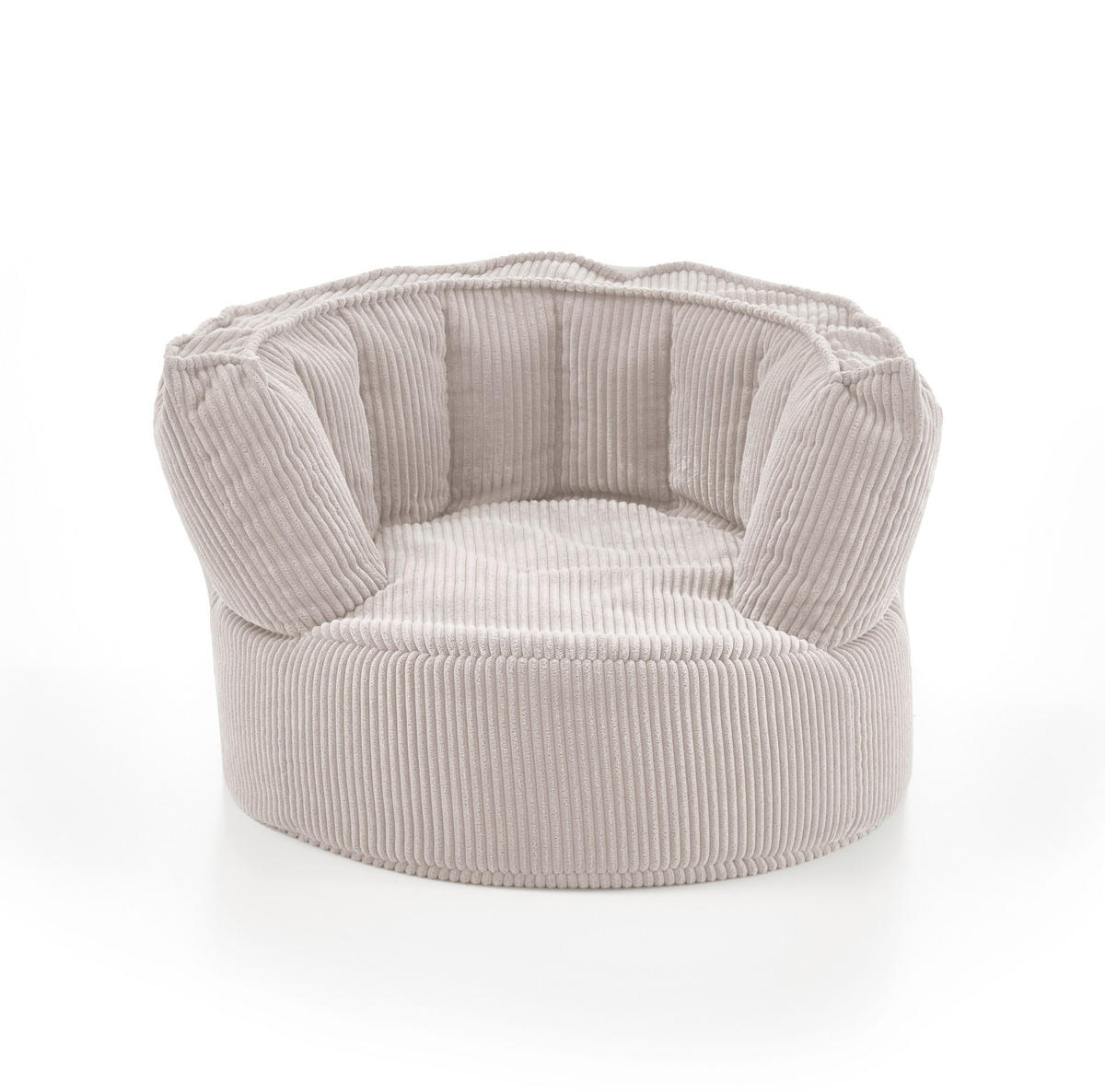 SITZSACK Snuggle Kids in Beige - gemütliches Design - Top Qualität für Ihr Zuhause B/H/T: 75x55x72 cm - Beige, Naturmaterialien (75/55/72cm)