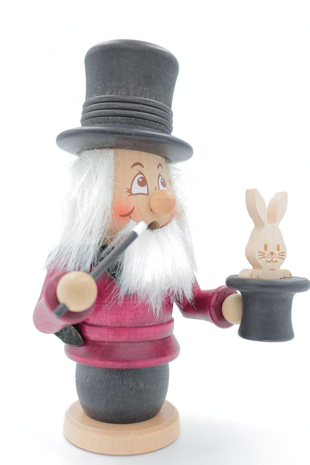 RAUCHFIGUR Wichtel Zauberer 15cm - Multicolor, Holz (9/15/0.1cm)