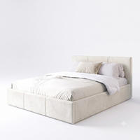 POLSTERBETT 180x200 cm in Beige - Beige, Textil (180/200cm) - Home Collective