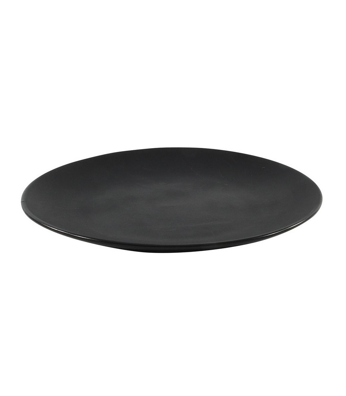 SPEISETELLER Black Tie ø 27 cm - 6 Stück - Schwarz, Keramik (27cm) - Studio Tavola