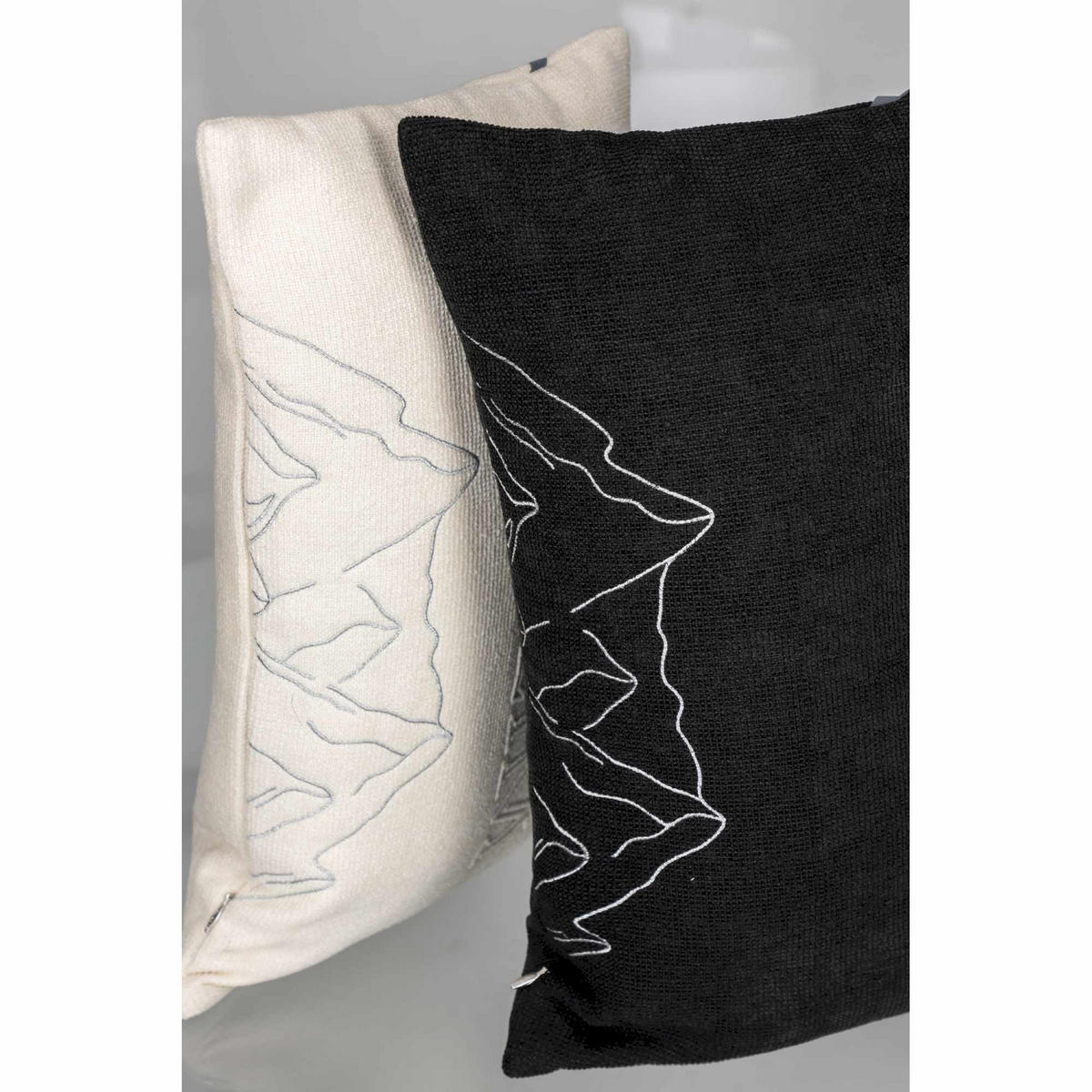 ZIERKISSENHÜLLE DAHEIM - Schwarz, Textil (50/30cm) - Sportalm Kitzbühel