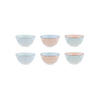 SCHALEN Pattern Ø12cm - 6er-Set - Pastel - Pink, Keramik (12cm) - Björn