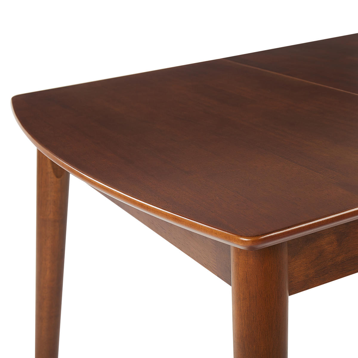 JÍDELNÍ STŮL 100-130/80/75 cm Tmavě hnědý Obdélníkový Toms - tmavě hnědá, kompozitní dřevo (80/80/75cm) - Beliani