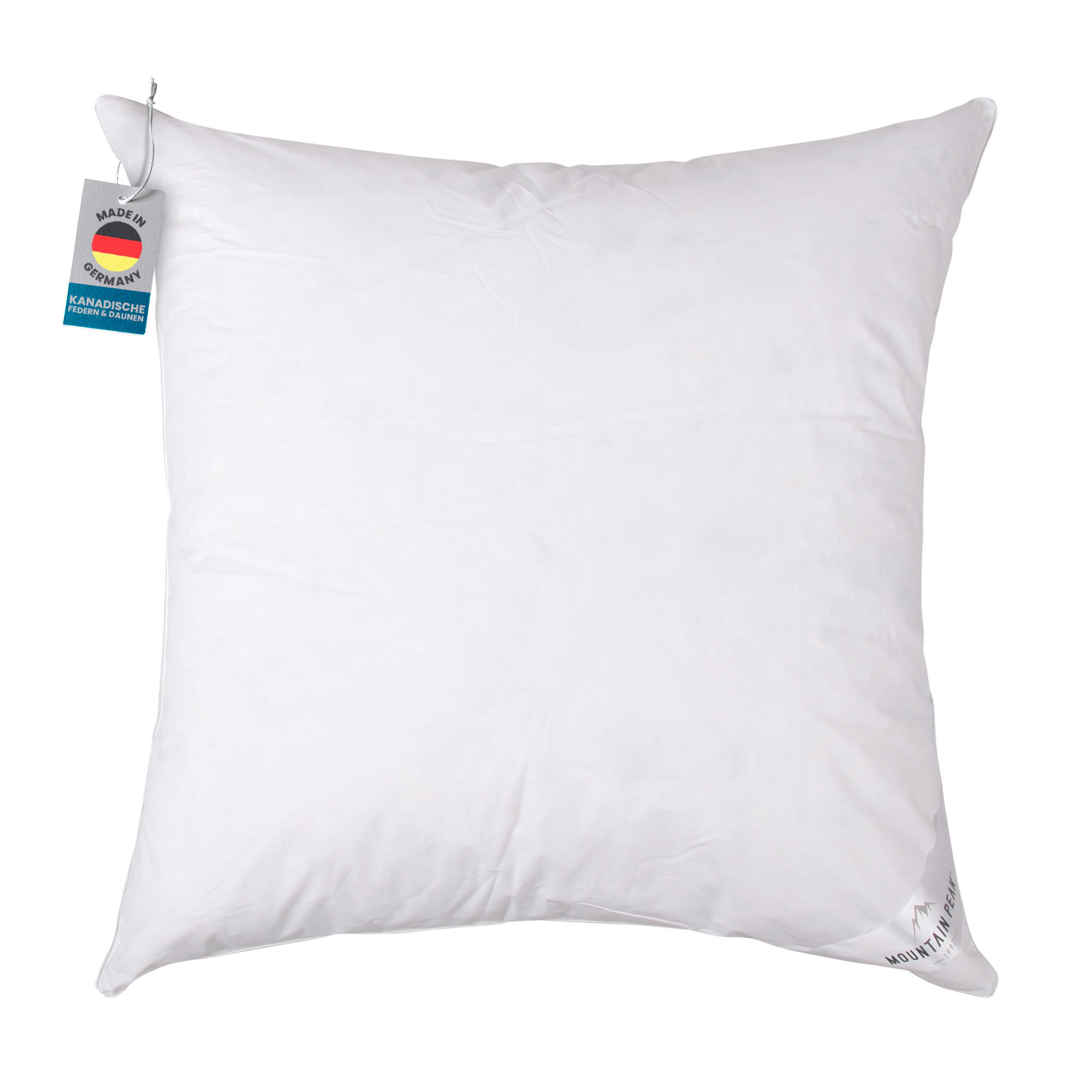 KOPFKISSEN Mountain Peak 80 x 80cm - Weiß, Textil (80/80cm) - Bestlivings