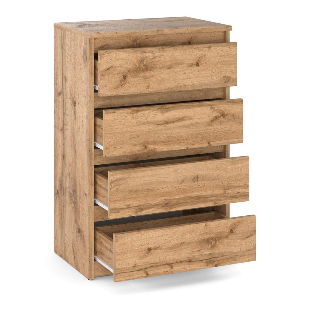 KOMMODE mit Schubladen - Eiche Wotan - Eiche Wotan, Holz (60/92.5/33.5cm) - Stiv Meble