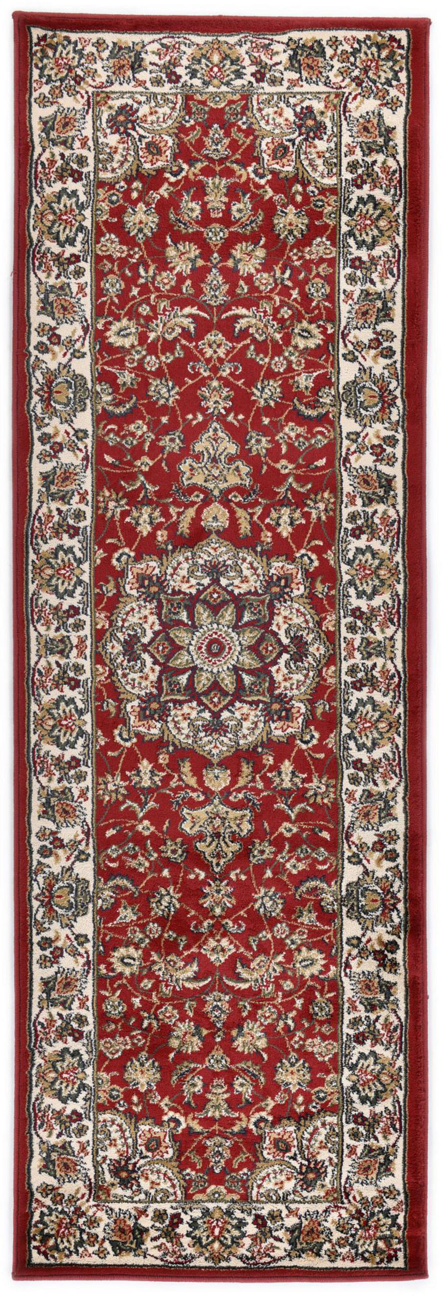 Gino Falcone Orientteppich Rot 80x250 cm