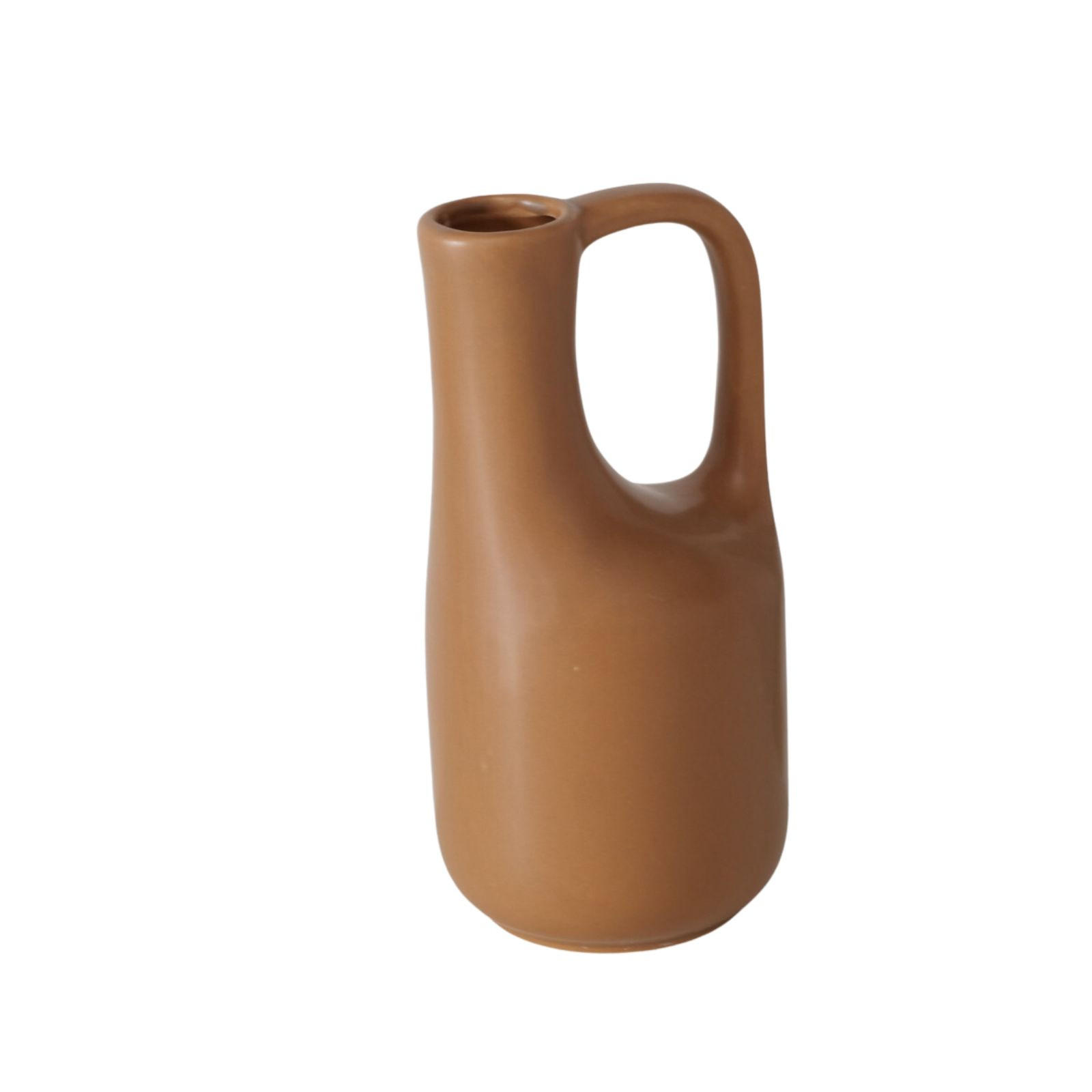 VASE Miroza 18 cm - Braun, Keramik (18.2cm) - Boltze Home