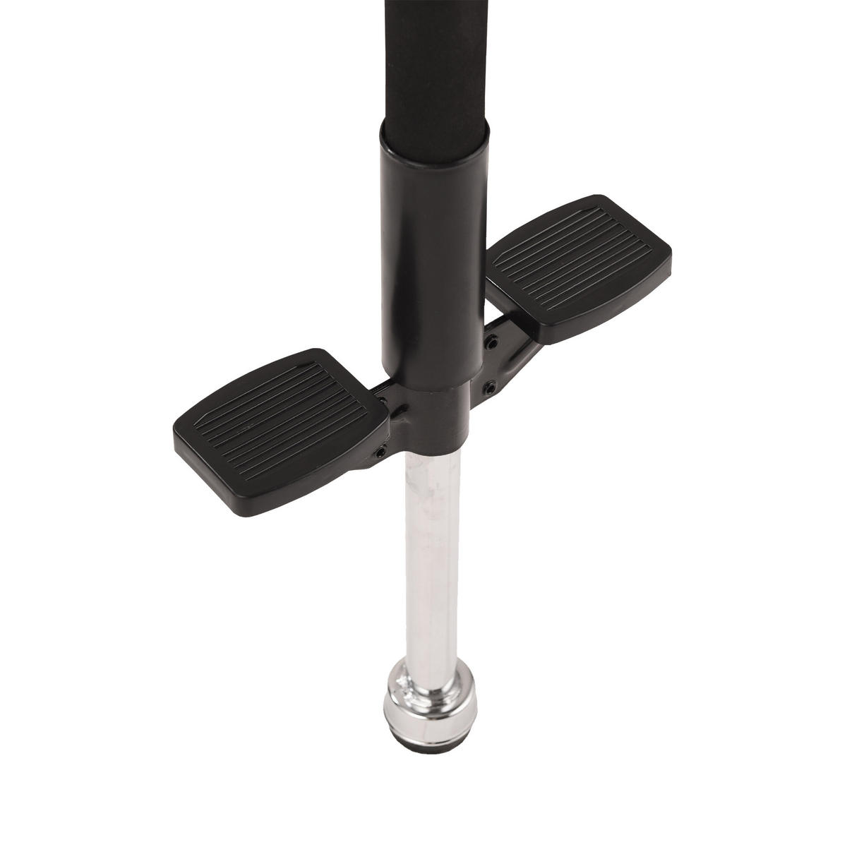 POGO-STICK - Schwarz, Kunststoff/Textil (23.5/6cm) - Relaxdays