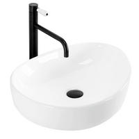 AUFSATZWASCHBECKEN Rea Vanila - Weiß, Keramik (39.5/12.5/51cm) - REA