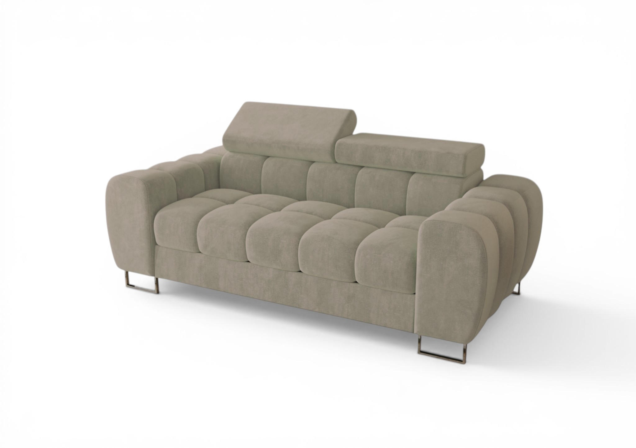 Fun Möbel Sofa Beige 195x95x97 cm