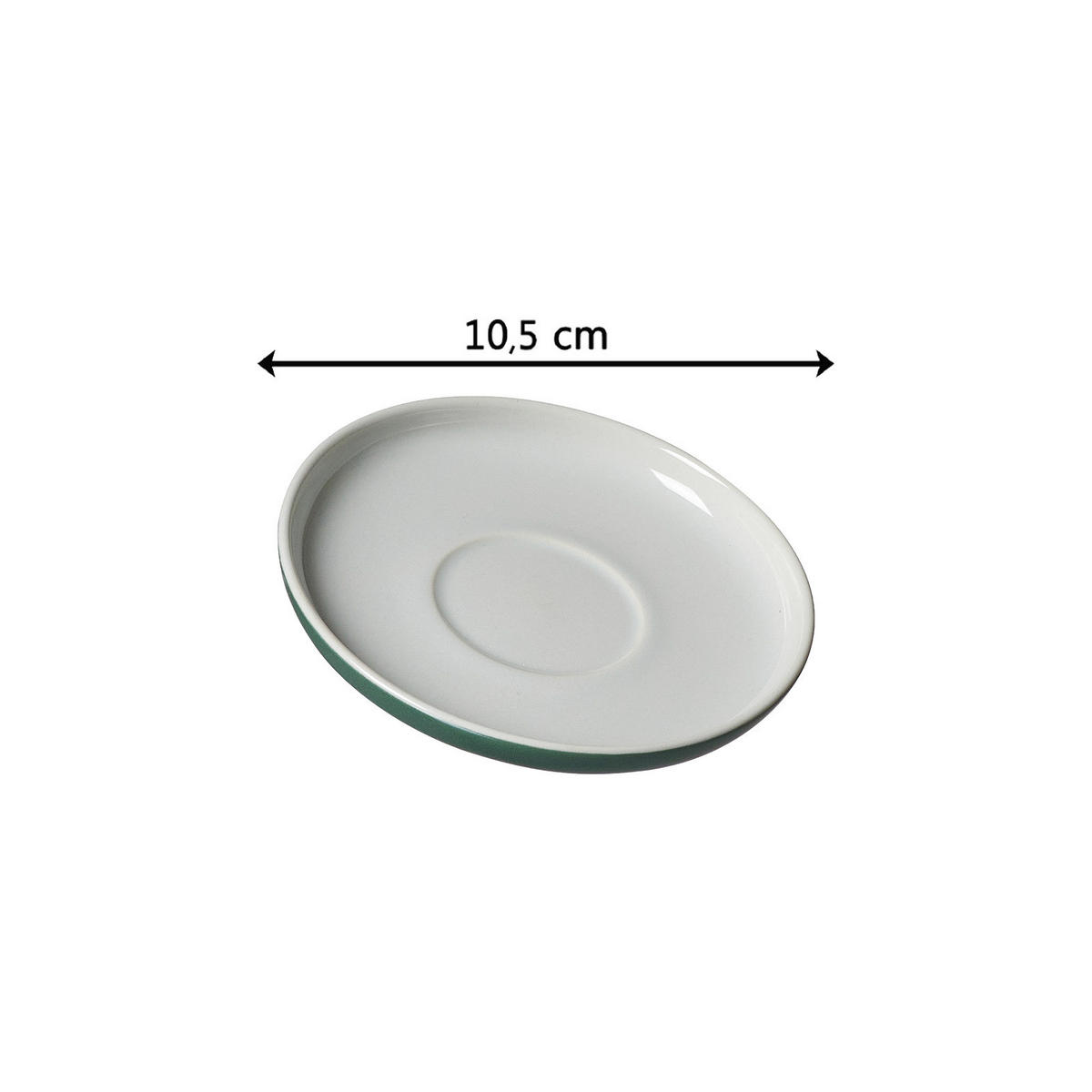 ESPRESSOTASSEN MIT UNTERTASSEN Jasper Grün 100 ml 4er Set - Grün, Keramik (1/1/1cm) - Ritzenhoff Breker