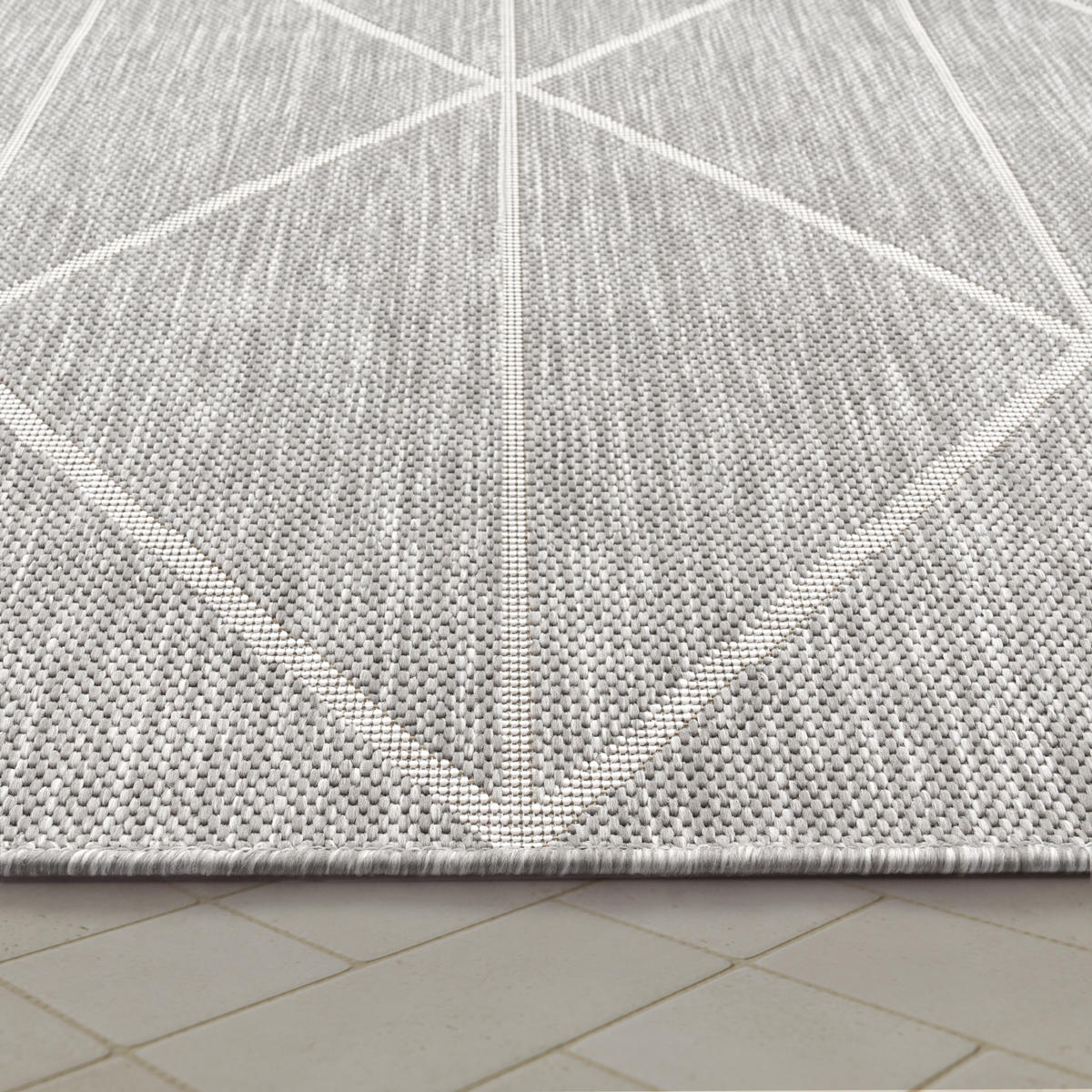 OUTDOORTEPPICH 200/280 cm Modena 221 - Grau, Textil (200/280cm) - Paco Home