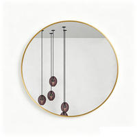 BADEZIMMERSPIEGEL– 60 x 60 cm, goldfarben,Ohne LED-Leuchten - Goldfarben, Glas (60/2.8/60cm) - LIBRATON