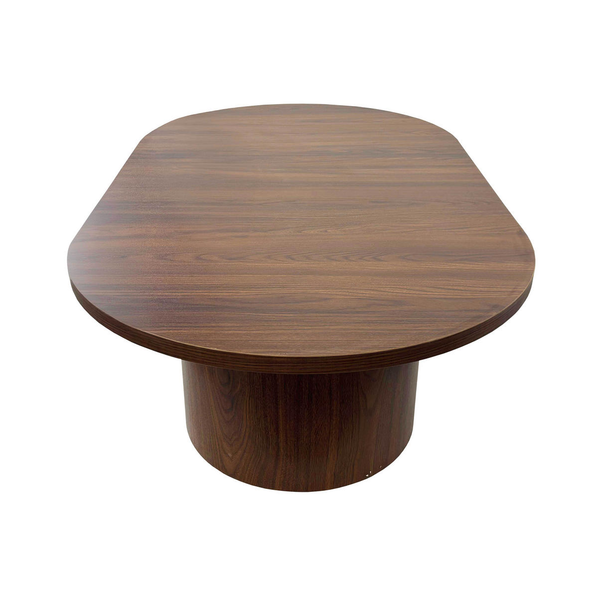 COUCHTISCH, dunkles Holzeffekt - Braun, Holz (120/70/35cm) - Oviala