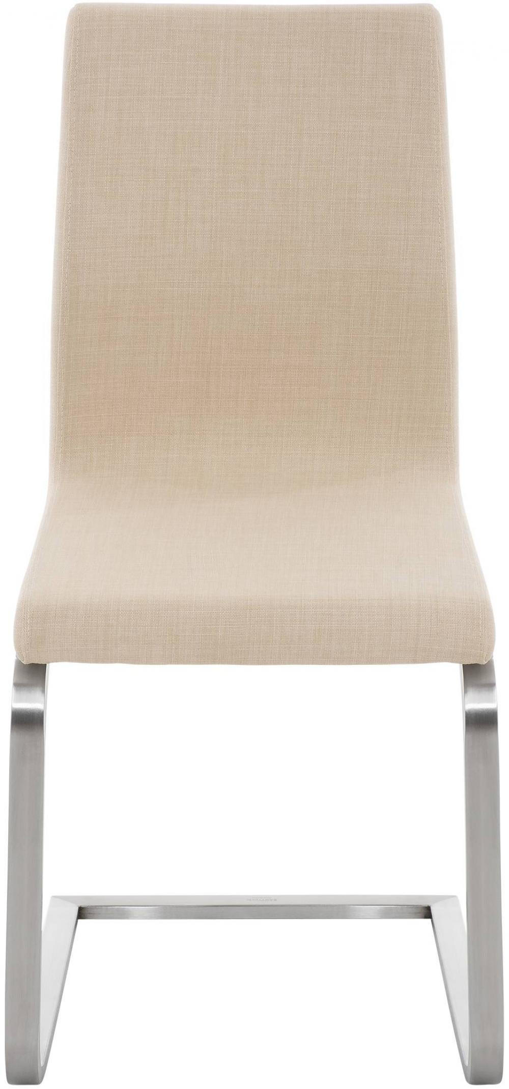 SCHWINGSTUHL Stoff Creme - Edelstahlfarben/Creme, Textil/Metall (40/90/50cm) - CLP