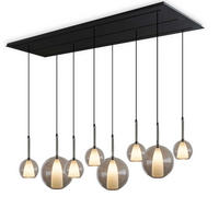 HÄNGELEUCHTE Belluna Klar Ø 14/24cm - Klar, Glas (14/14/35cm) - s.luce