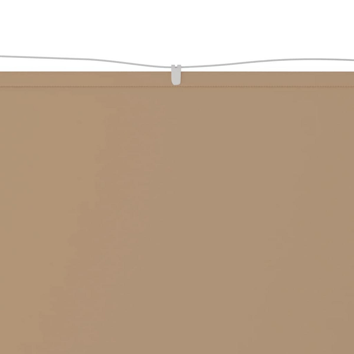 SENKRECHTMARKISE Taupe 140x420 cm Oxford-Gewebe - Taupe, Textil (420/140/420cm) - furnicato
