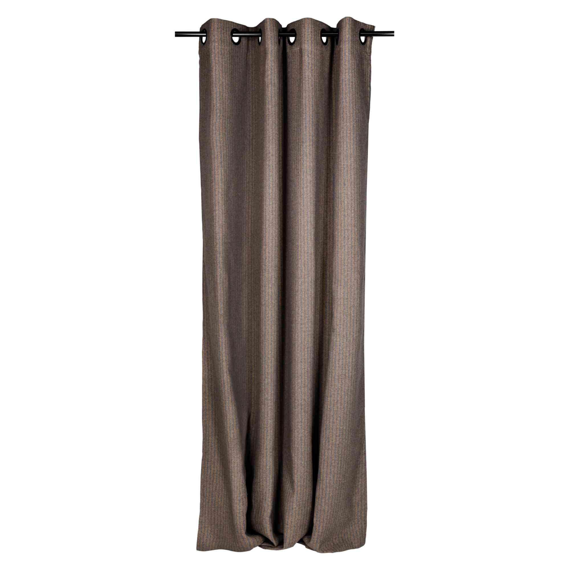 ÖSENSCHAL E-Fun blickdicht 140/250 cm   - Braun, Basics, Textil (140/250cm) - Esprit