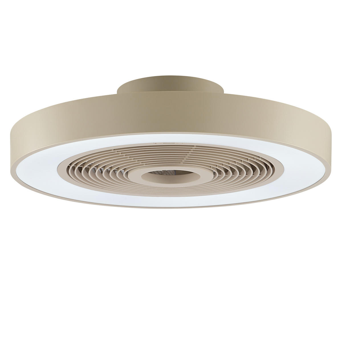 LED DECKENLEUCHTE Catania Beige 48,6/48,6/13,7 cm - Beige, Kunststoff (48.6/48.6/13.7cm) - Brilliant