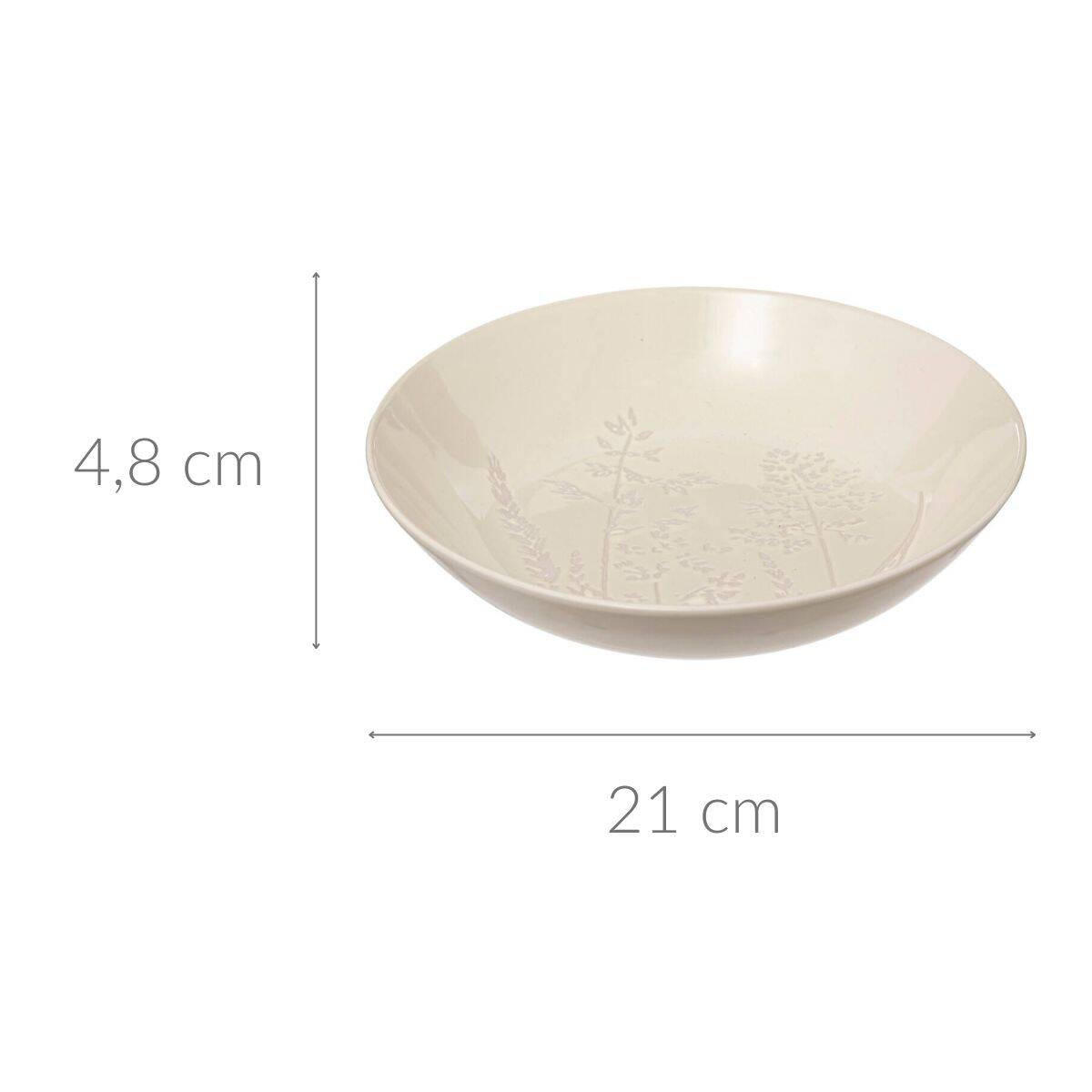 SUPPENTELLER Elsa Ø 21 cm - Weiß, Keramik (20.7cm) - Secret de Gourmet