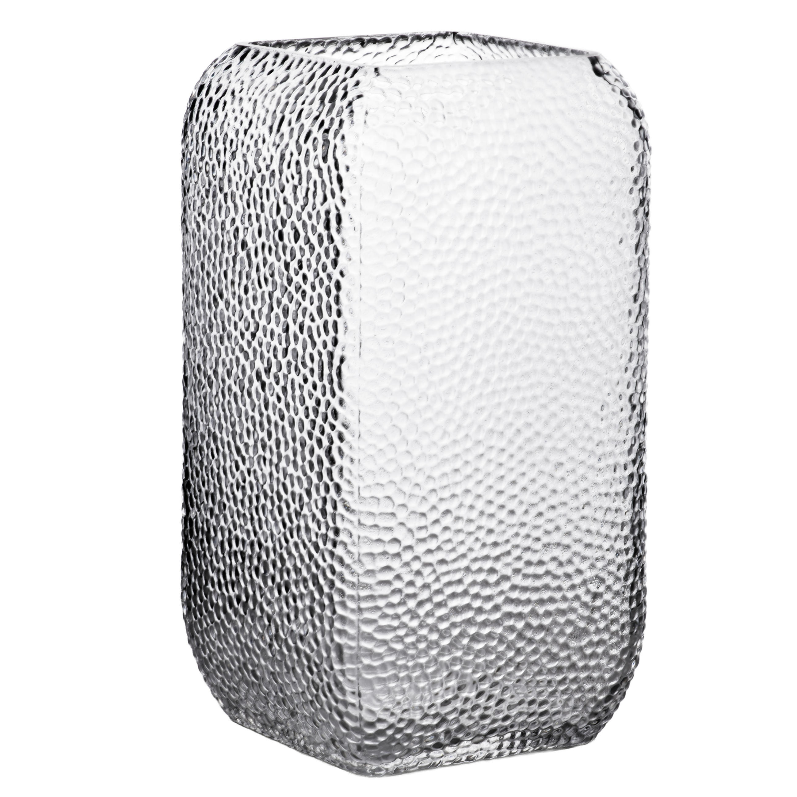 VASE Serenite Transparent 13x13/10xh26 cm Glas - Transparent, Glas (26cm) - Mondex