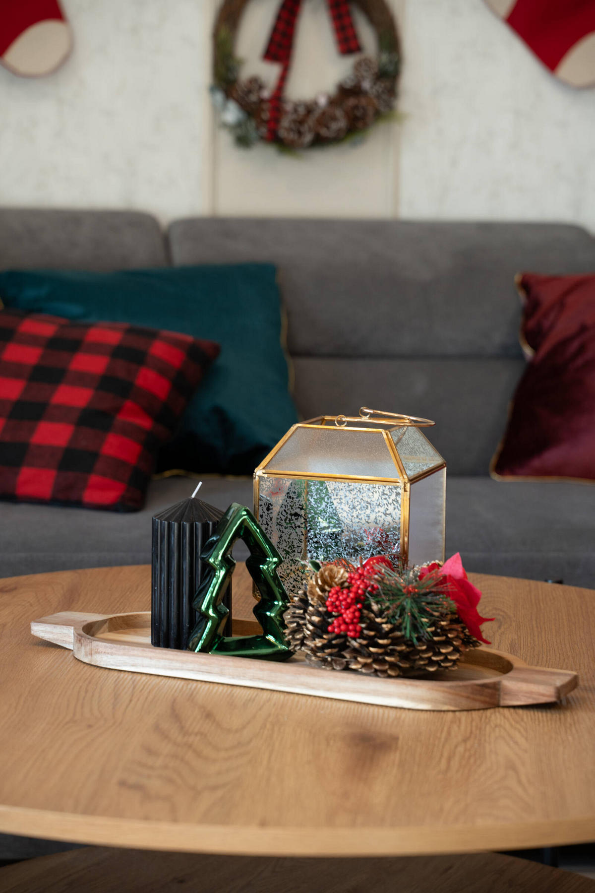 ADVENTSKRANZ 15 cm - Braun, Kunststoff (15/8cm) - Home Styling Collection
