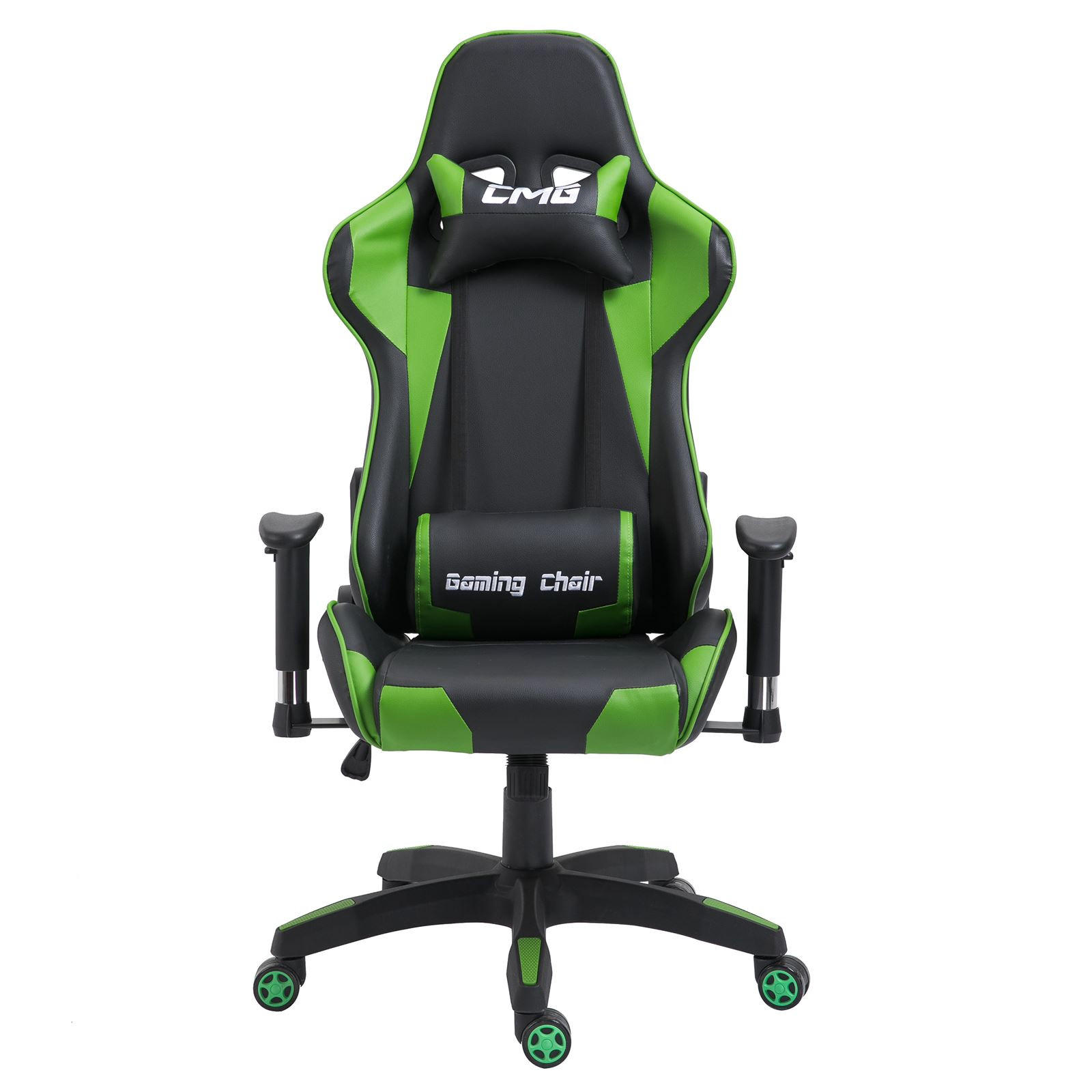 Thumbnail - CARO-Möbel Gamingstuhl, Schwarz, Grün, Textil, Mode, 69x125x70 cm, Kinder- & Jugendzimmer, Jugendmöbel, Gamingstühle