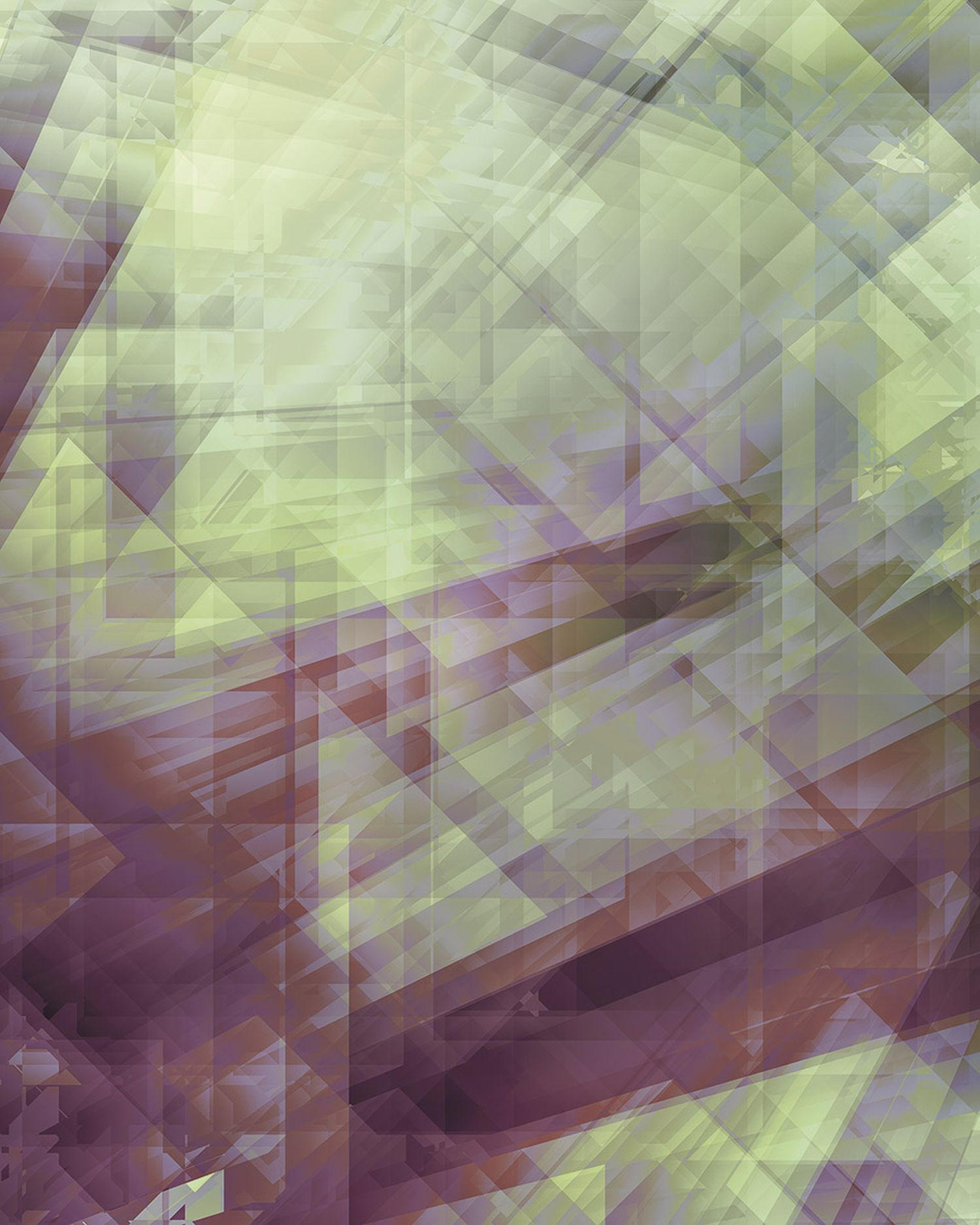 FOTOTAPETE 3D 200 x 250 cm - Lila, Papier (200/250cm) - Sanders & Sanders