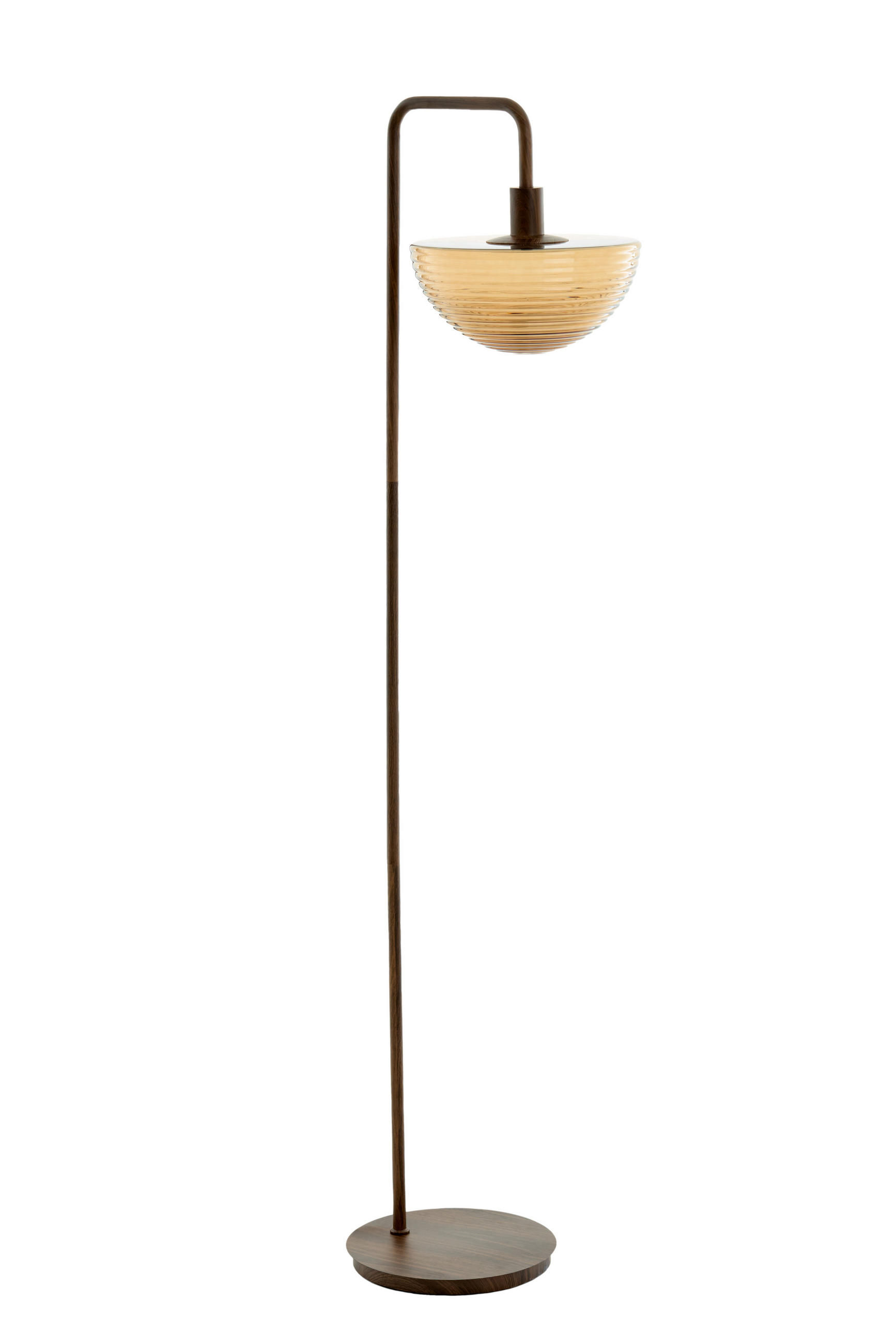 STEHLEUCHTE Baylie Braun Ø43/165 cm - Braun, Metall (43/30/165cm) - Light & Living