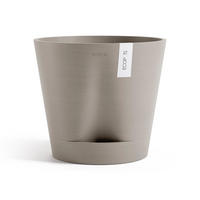 BLUMENTOPF Venice 40,2/35,7 cm Taupe - Taupe, Kunststoff (40.2/35.7cm) - Ecopots