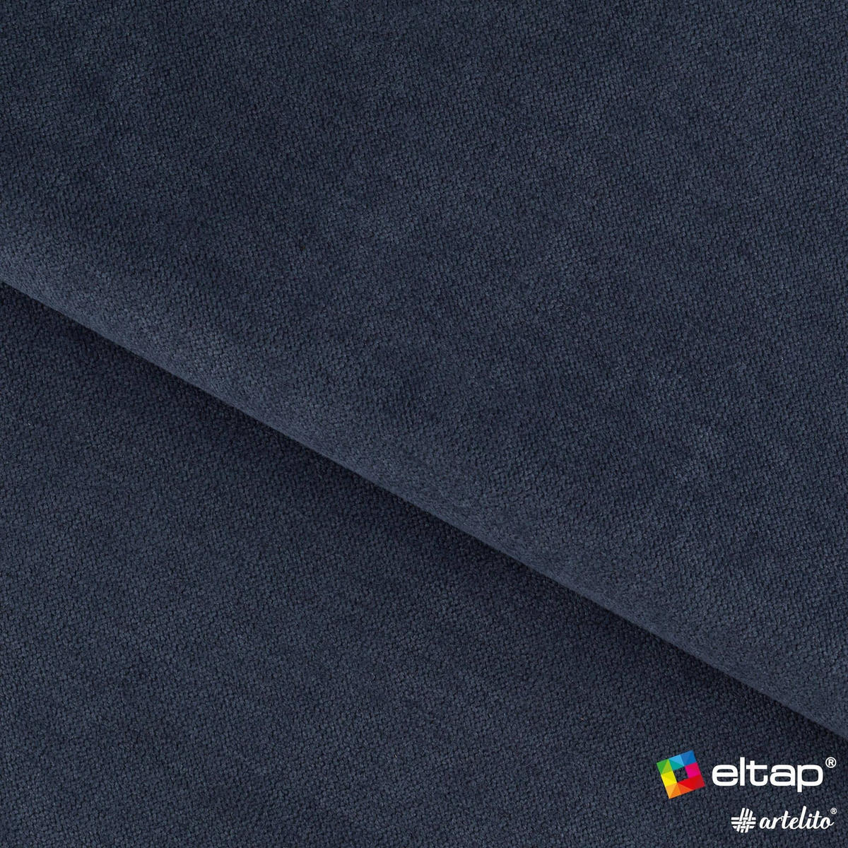 WOHNLANDSCHAFT mit Schlaffunktion und Bettkasten - Silberfarben/Dunkelblau, Textil/Metall (202/92/347cm) - Eltap