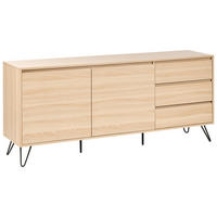 SIDEBOARD se 2 dveřmi Světle hnědý Cardigan - světle hnědá, kompozitní dřevo (160/70/40cm) - Beliani