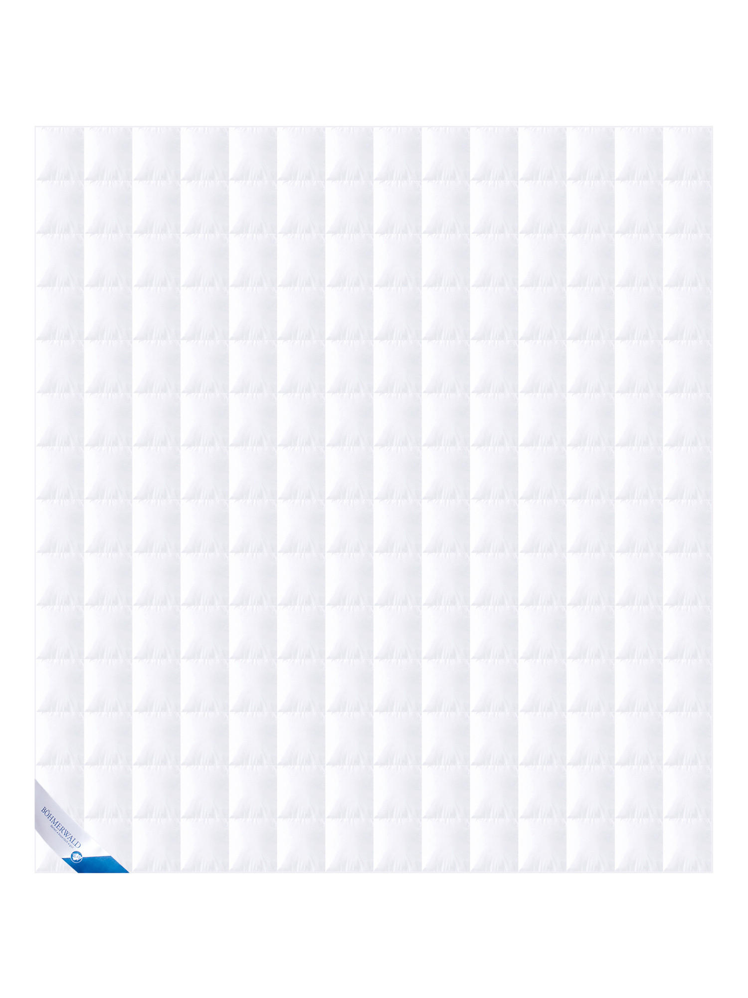 SOMMERBETTDECKE PREMIUM Gänsedaunen leicht - Weiß, Naturmaterialien/Textil (200/200cm) - Böhmerwald