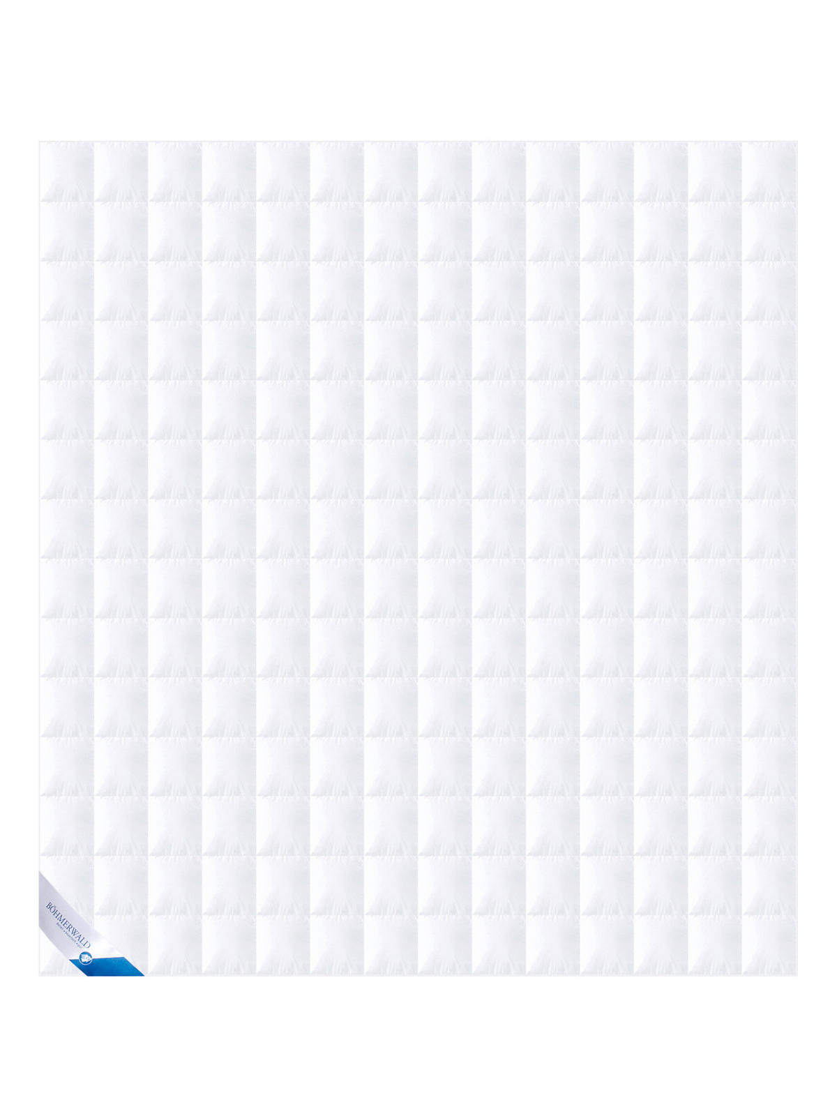 SOMMERBETTDECKE PREMIUM Gänsedaunen leicht - Weiß, Naturmaterialien/Textil (200/200cm) - Böhmerwald