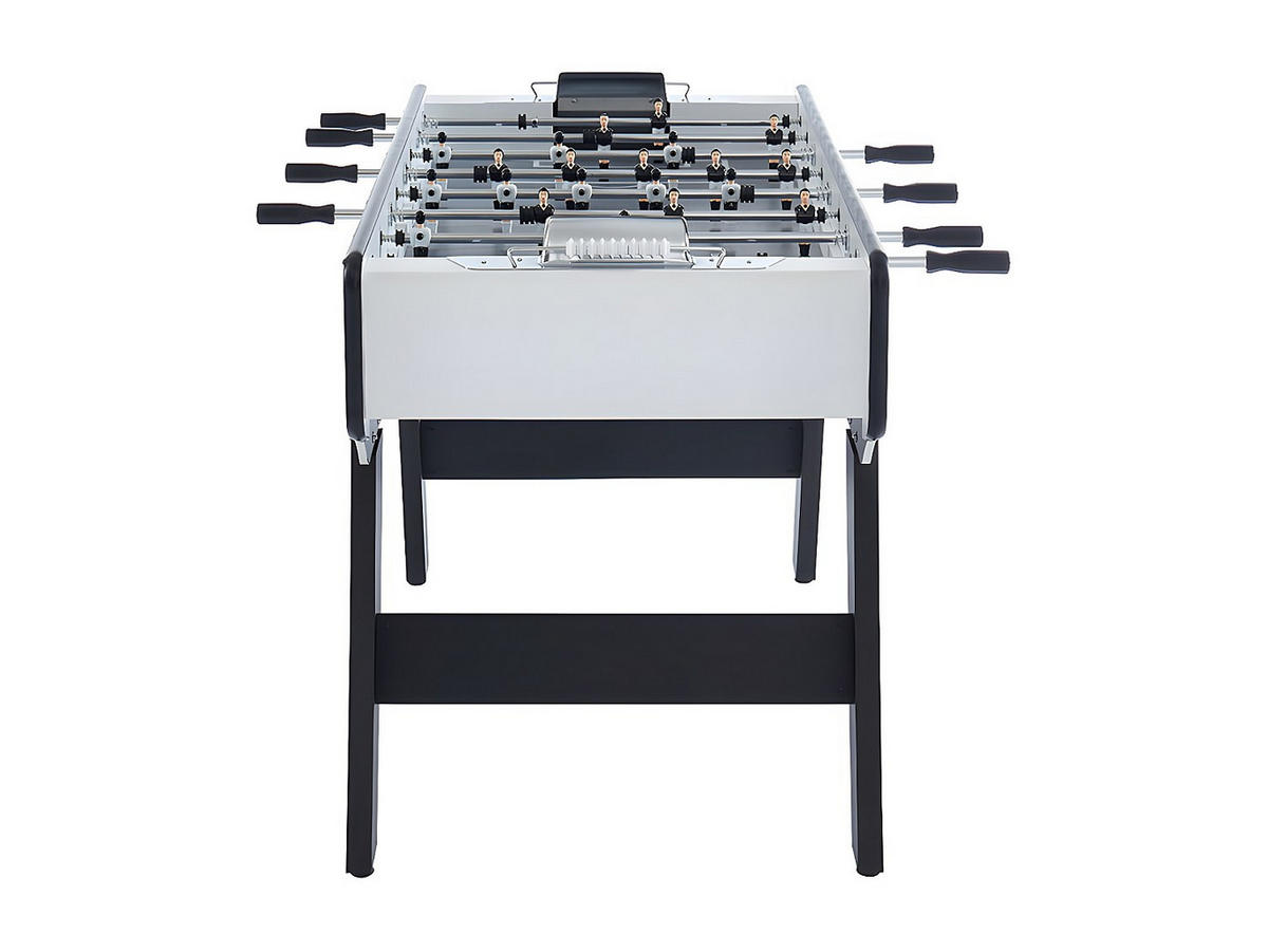 TISCHFUSSBALLTISCH - MDF - 153 x 77,6 x 96 cm - Weiß - SUAREZ - Weiß, Holz (153/77.6cm) - Vente-Unique