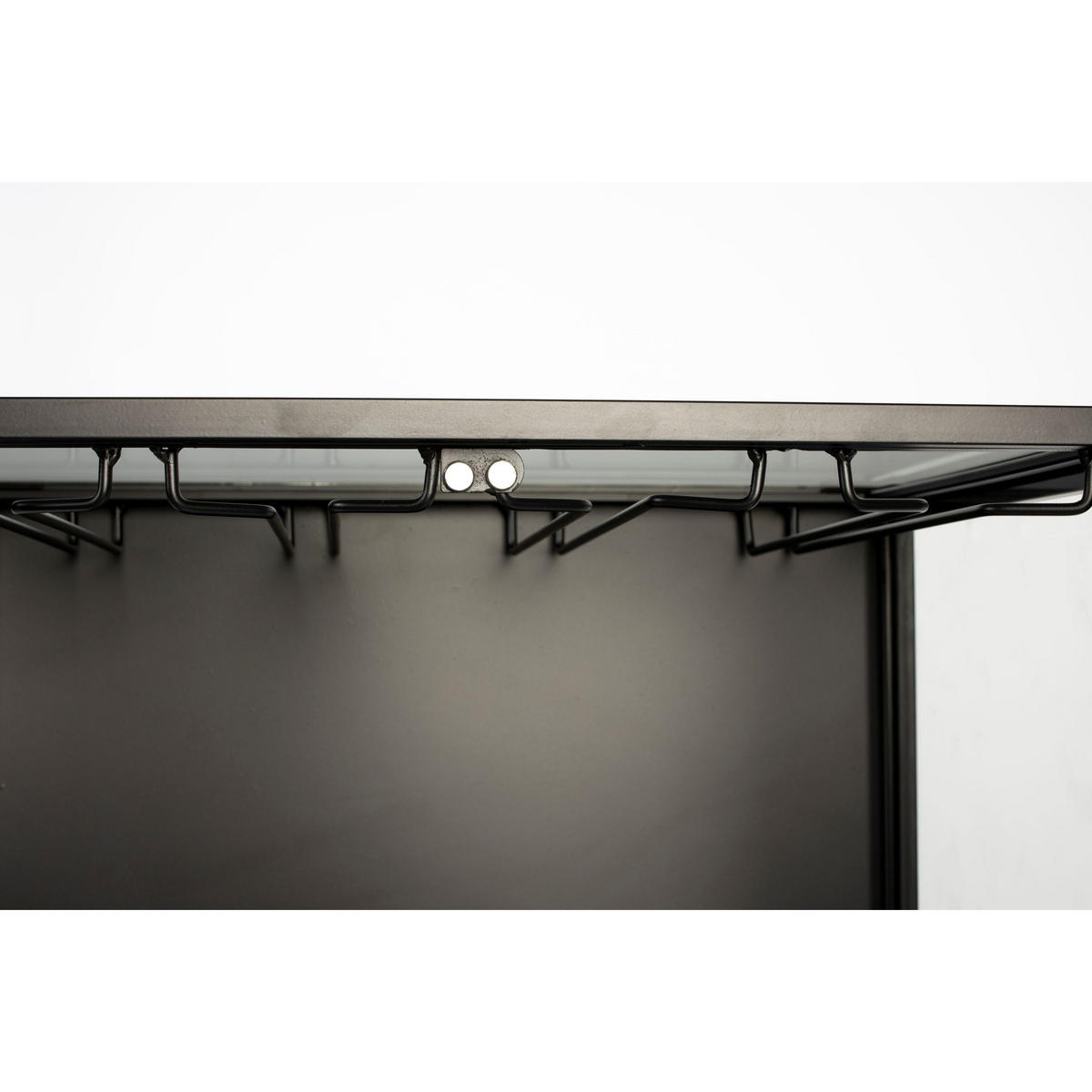 WEINSCHRANK Rob Weinkast / Getränke- / Barkasten Hoch Holz Metall Schwarz - Schwarz, Holz (35/103/52cm) - Housecraft Living