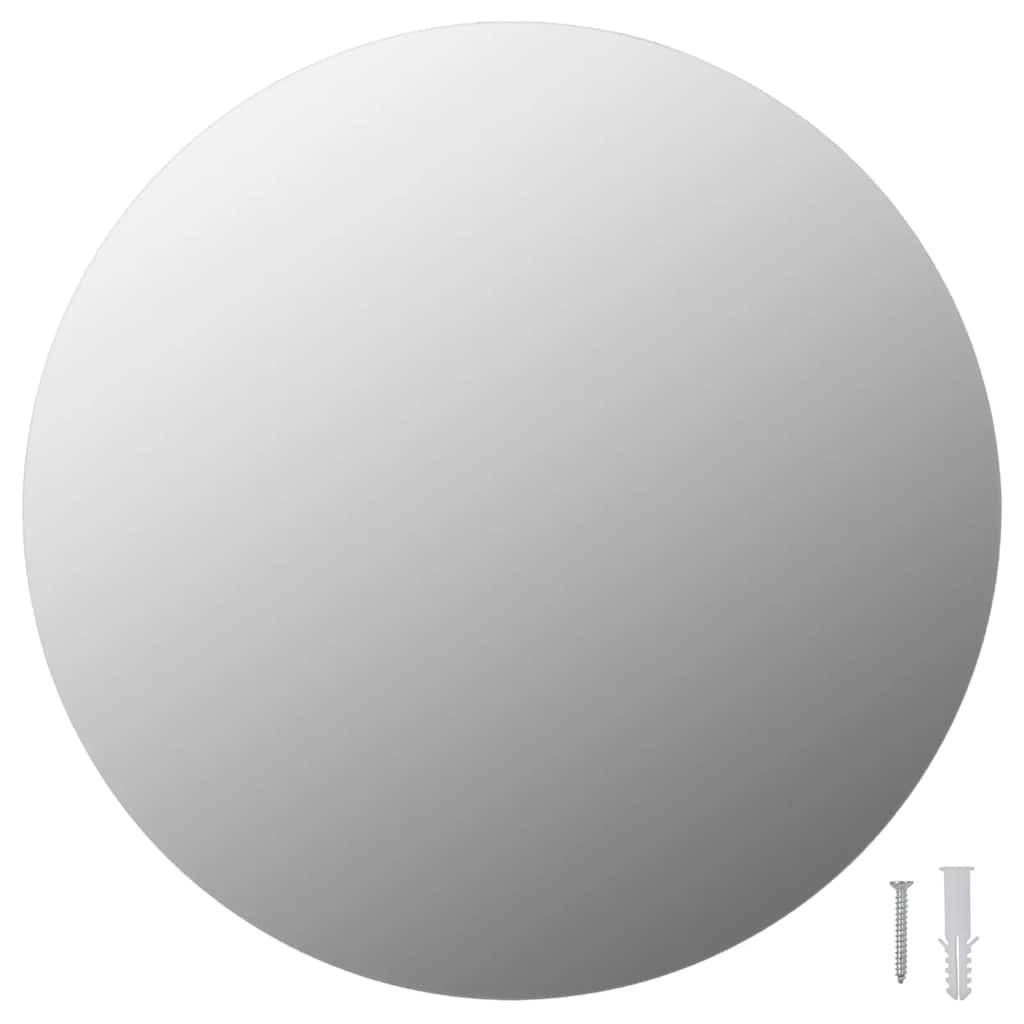 WANDSPIEGEL 40 cm Rund Glas - Silberfarben, Glas (40/40/40cm) - furnicato