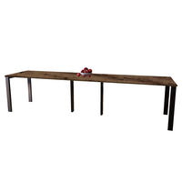 ESSTISCH Vast ausziehbar bis 330 cm - Mooreichefarben, Holzwerkstoff (130/80/76cm) - Endo-Moebel