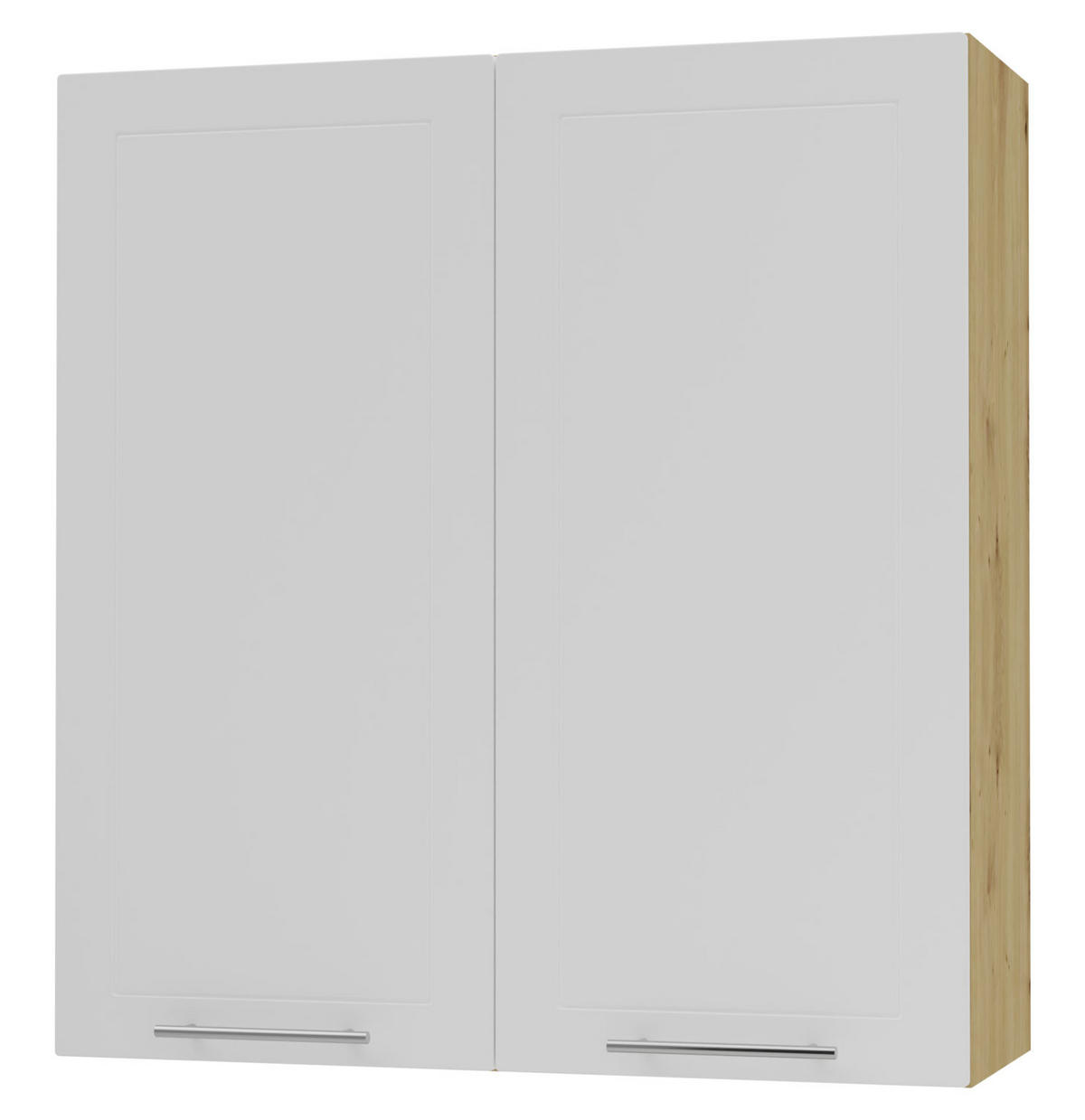 KÜCHENHÄNGESCHRANK Kvantum W4/90 Weiß Matt / Eiche Artisan Matt 90 / 32,5 / 96cm - Eiche Artisan/Weiß, Holz/Holzwerkstoff (90/96/32.5cm) - Feldmann-Wohnen