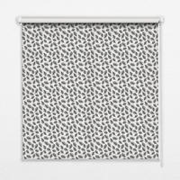 VNÚTORNÁ roleta - okenná roleta - roleta - 140x140 cm - Perie - čierna, plast (140/140/0.5cm) - TULUP