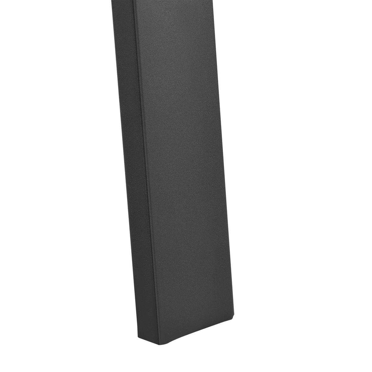 SADA STOLOVÝCH NOH 2 ks Kraftisried - černá, kov (70/72/6cm) - [en.casa]