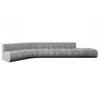 ECKSOFA modulares Sofa Brilo-L2 - 471x174x70 cm Grau - Hellgrau, Holzwerkstoff/Textil (471/174cm) - ALTDECOR