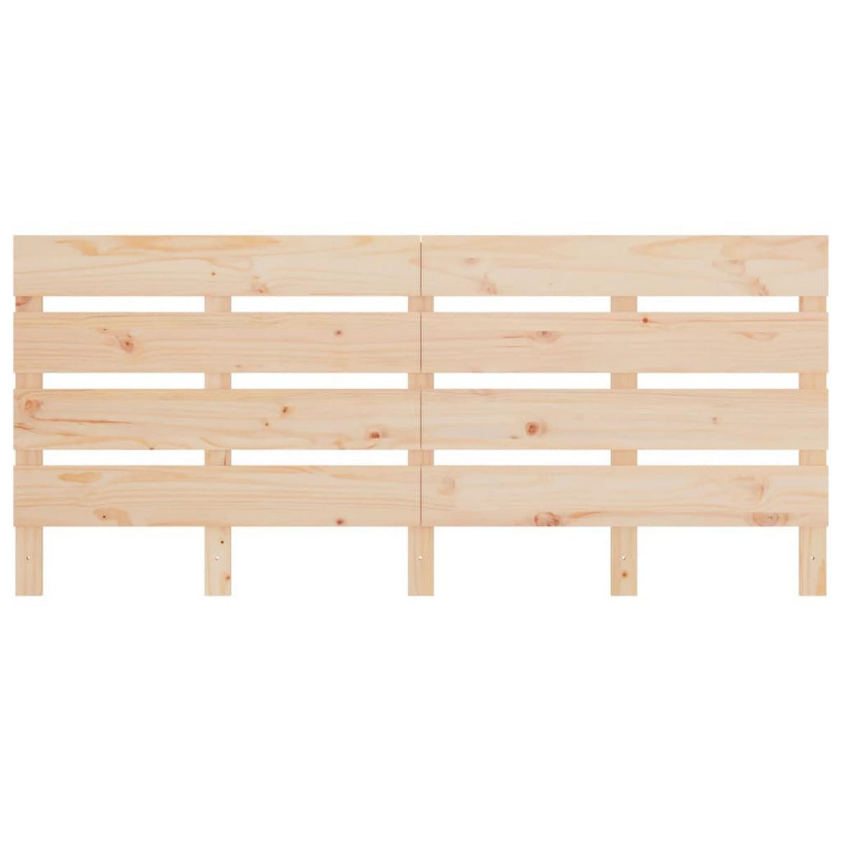 MASSIVHOLZBETT Ohne Matratze 160/200 Cm Kiefernholz - Braun, Holz (160/200cm) - vidaXL