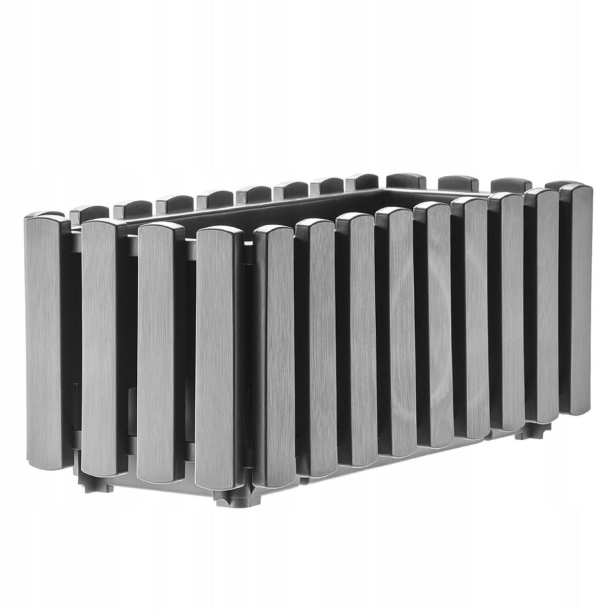 BALKONKASTEN 40 cm, Grau - Grau, Kunststoff (18/38cm) - KADAX