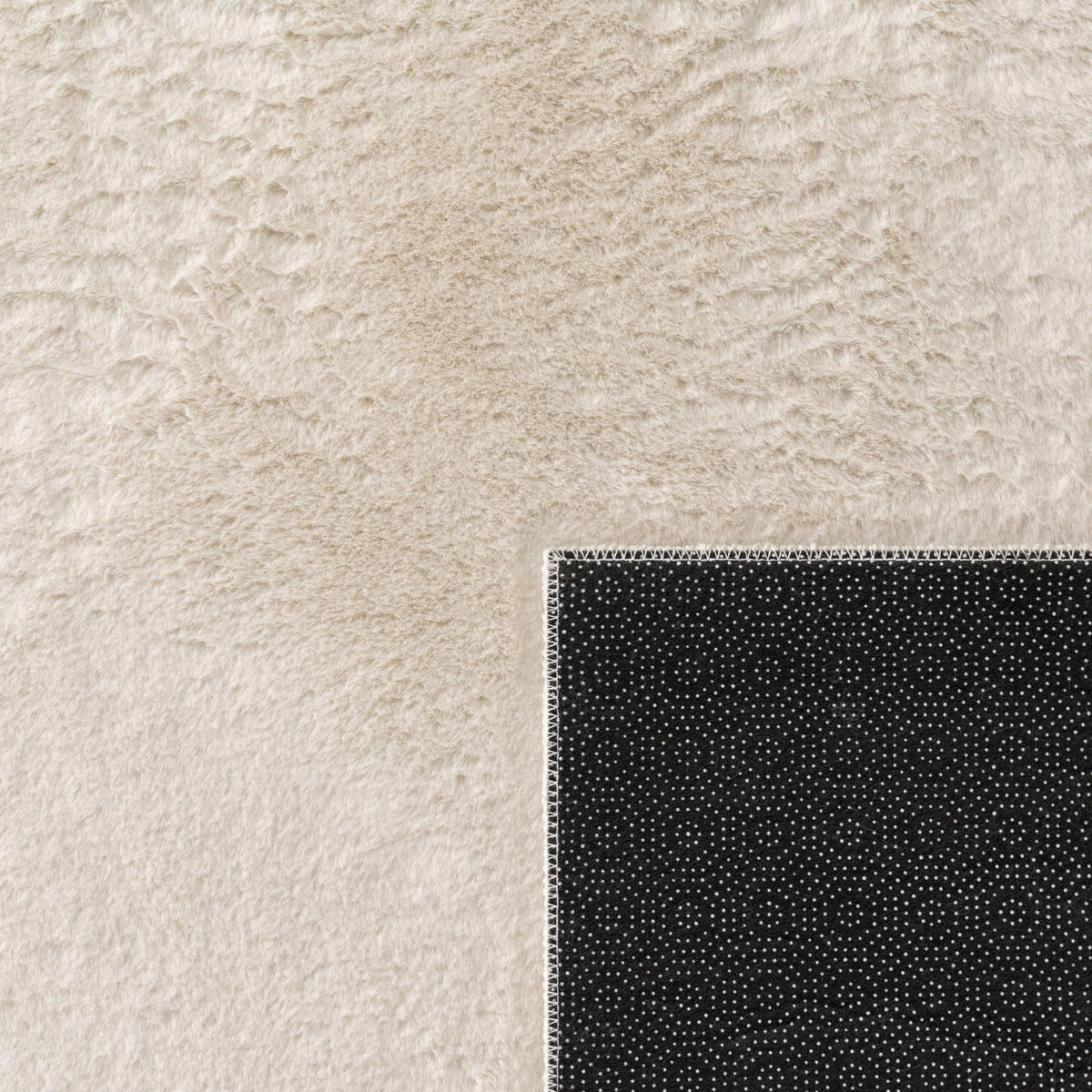 TEPPICH Kurzflor waschbar Einfarbig Wohnzimmer schmutzabweisend Creme Rechteckig 300x400 - Creme, Textil (300/400cm) - KADIMA DESIGN