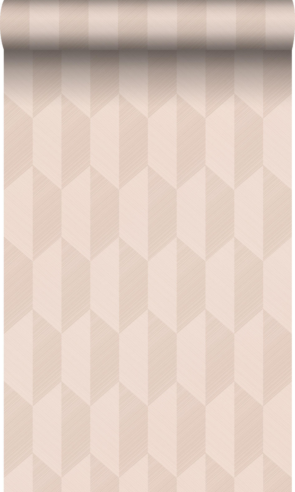 TAPETE 3D Muster 50 x 900 cm - Pink, Papier (50/900cm) - Origin Wallcoverings